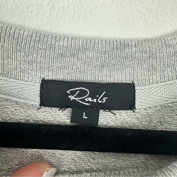 Rails Marlo Flocked Zebra Sweatshirt - Picture 5 of 9